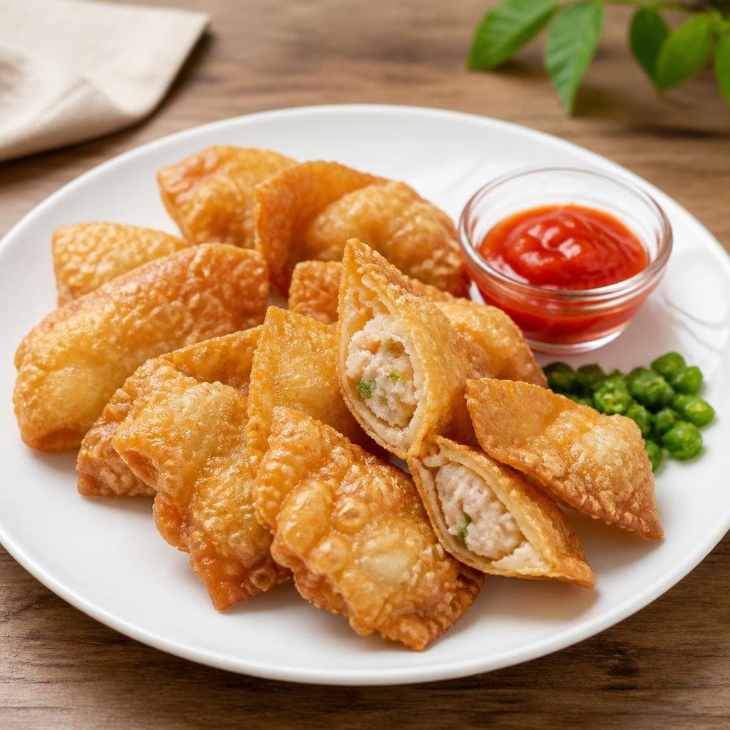 Bakmi Golek Pangsit Goreng
